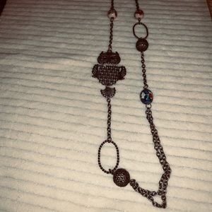 Jewelry - 2/$15 pewter color necklace owl beads Jewelry - 2/$15 pewter color necklace owl beads